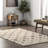 Trellis Wool Beige Area Rug-1430077001