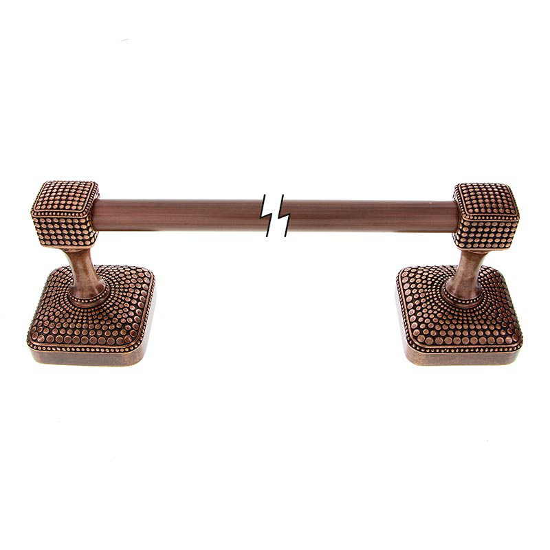 Tiziano Wall Mounted Towel Bar, Antique Copper, 3.5" x 32.5"