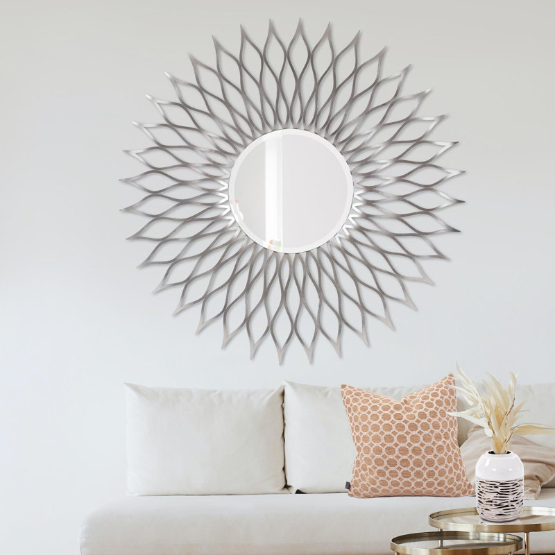 Morocco Metal Sunburst Mirror