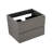 Without Basin Wall Mount Cabinet, Gray Design Theme, 2 Drawers Pre-Assembled, Silent Drawer Glides, Double Practical Solution Option Cabinet In - Space Optimization Feature-1591229674-1591229669
