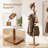 Trikomou Solid Wood 8-Hook Freestanding Coat Rack-1426672772