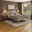 Grand lit en bois massif Ashlie-405842645