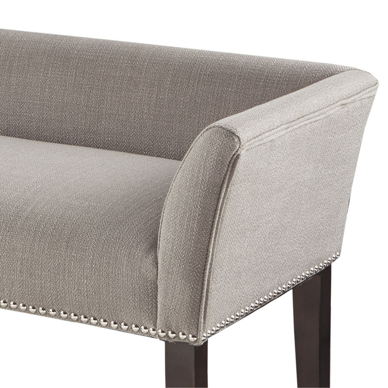 Banc décoratif gris