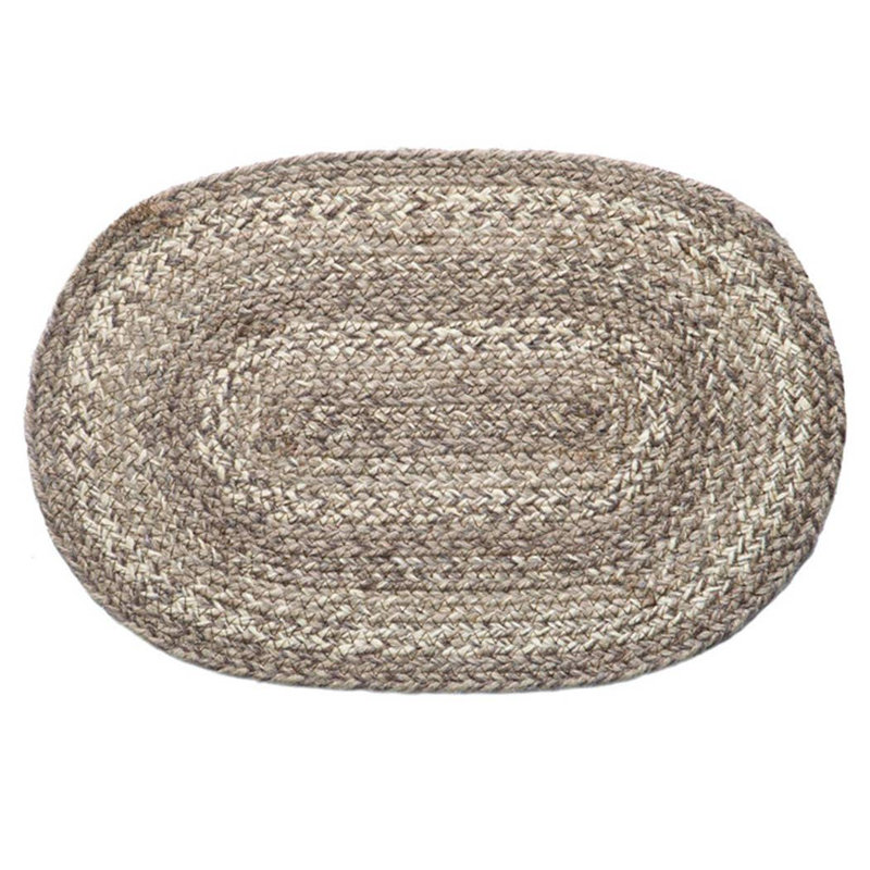Chalres Area Rug, Beige/Gray/Cream, 19"L x 13"D