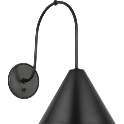Malia 14" Arched Wall Light with Shade