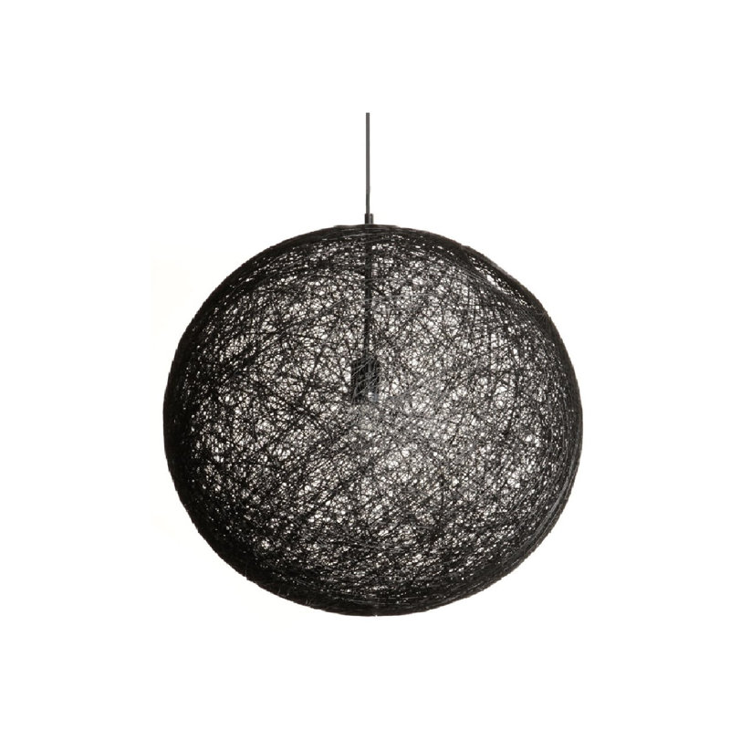 Croftshire 1 - Light Single Pendant, Black, 24" H x 24" W x 24" D