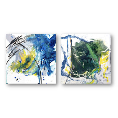 Mineral Series 2 Set III by John Beard - Artist Enhanced Canvas Print