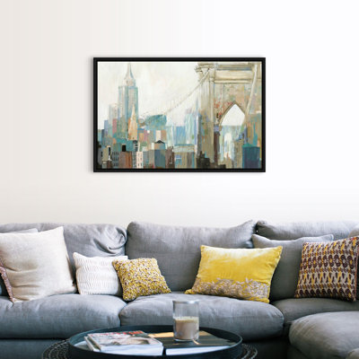 «City Life I» par Allison Pearce - reproduction d'art sur toile