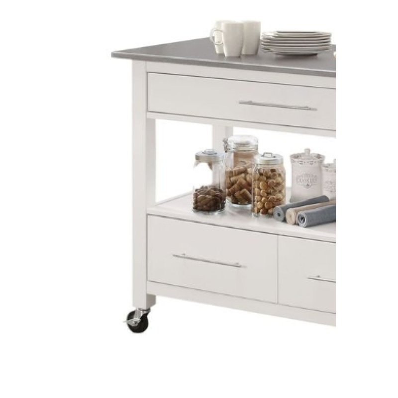 Dessus et chariot de cuisine en acier inoxydable Ottawa