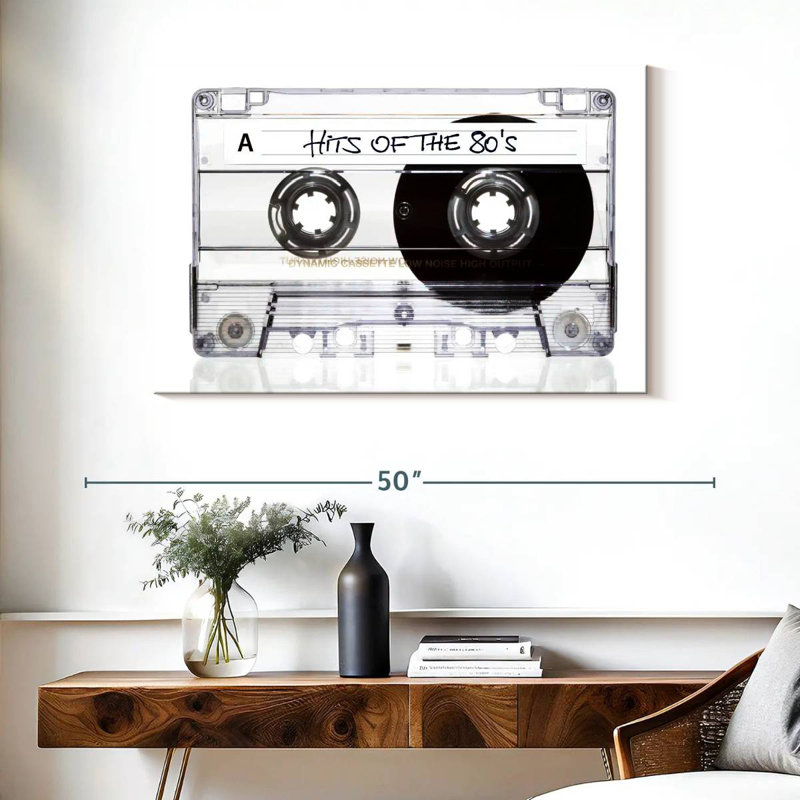 Abarca Hits Of The 80's Cassette, 26" H x 39" W