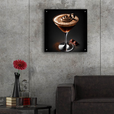 'Chocolate Martini - Rich And Creamy' by Rey Klimt Acrylic Wall Art