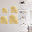 Grandes feuilles minimalistes, décoration murale abstraite moderne, décoration murale suspendue-124839362-124839360