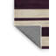 Tapis beige à rayures horizontales lavable à la machine-160153936