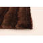 Tapis brun foncé touffeté à la main Abstract