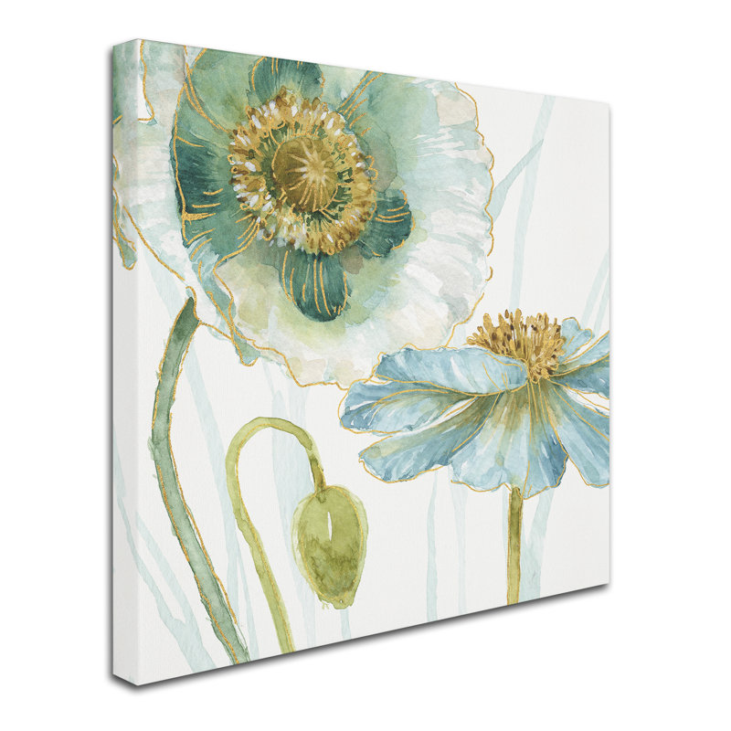 «My Greenhouse Flowers V» par Lisa Audit - impression sur toile tendue, H 14 po x l 14 po x P 2 po