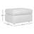 Savannah Leather Ottoman-82732497