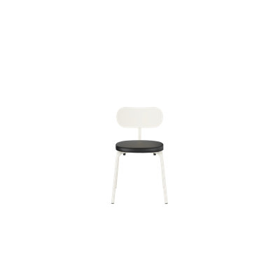 Chaise d'appoint en métal Khylia