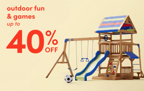 outdoor fun & games clearance