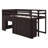 Loft Bed With Drawers And Shelf-106488095