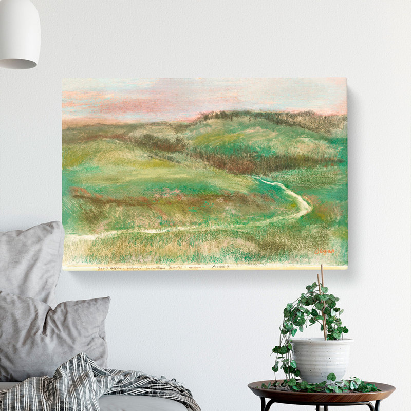 Landscape by Edgar Degas - Wrapped Canvas, 35cm H x 50cm W x 3cm D