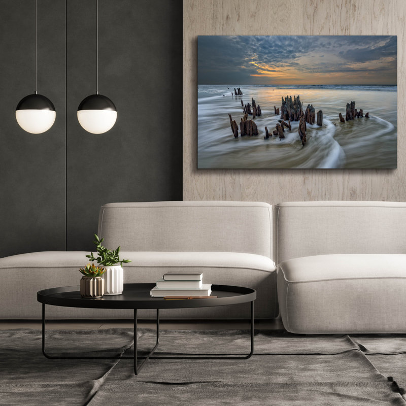«The Low Country» par Rick Berk, art mural sur toile, H 40 po x l 60 po x P 1,5 po