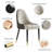 94.5" Extendable Sintered Stone Dining Table Set With 8 Faux Leather Dining Chairs, Modern Luxury 9-Piece Dining Set With U-Shaped Stainless Steel Base-2095236005-2095236011