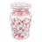 Cherry Blossom 18" Traditional Red and White Chinoiserie Floral Ceramic Garden Stool, Indoor/Outdoor Patio Side Table, Accent Seat & End Table-2075531262