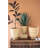  Multi-Size Cane Storage Baskets Rustic, Handwoven Design Set of 3 - 16"H