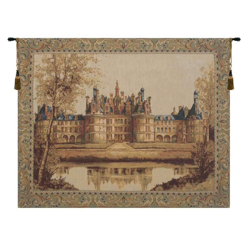 Chambord Loom Woven Cotton Blend Wall Hanging, 27" H x 33" W