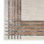 Tapis abstrait ivoire / argent Anvi-678435390