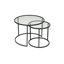 Ensemble de tables basses Nyshae