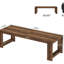 Table élégante en bois aux tons chauds, idéale pour les réunions de famille et les présentations professionnelles ; table de conférence transformable en table à manger, structure brun foncé