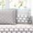 Elephant Stripe Daybed Cover Set
