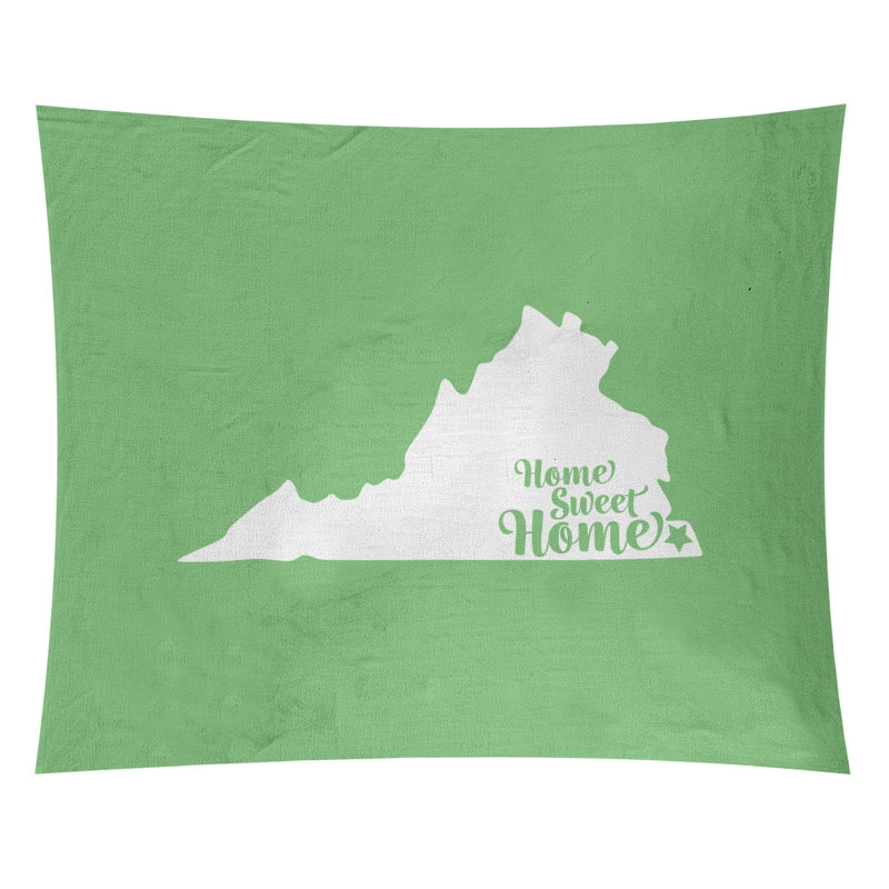 Tapisserie Home Sweet Norfolk, H 80 po x l 68 po, Vert