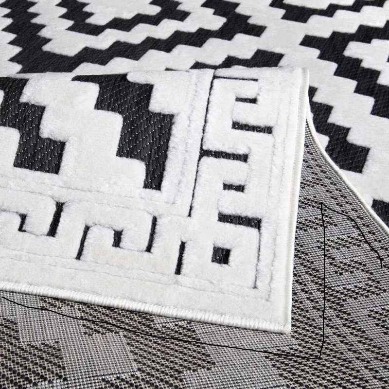Geometric Area Rug, Rectangle 160 x 230 cm