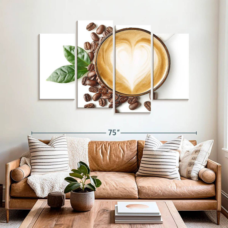 Yarlin Caffe Latte Cup, 42" H x 68" W