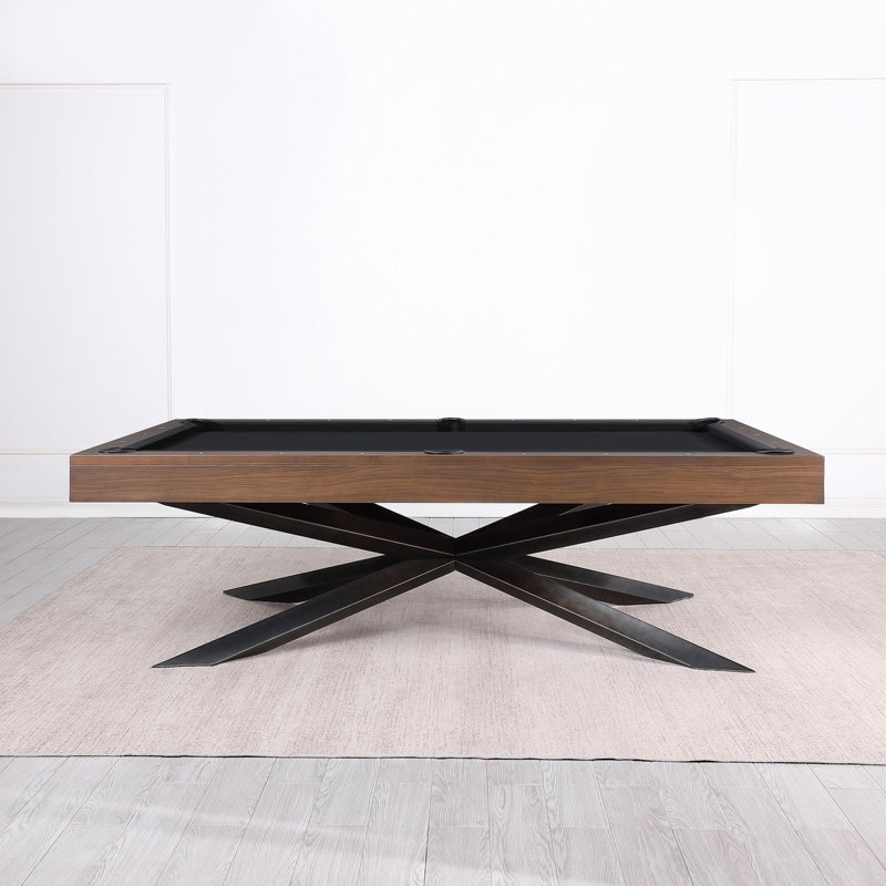 Stella 8'' Slate Pool Table With Professional Installation Included, Black, Yes