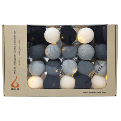 Misti LED Cotton Ball String Light