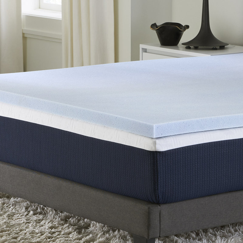 Comfort Tech 2” Mattress Topper Featuring Tranquillity Foam, King, Queen