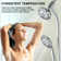 Wall Mounted,Slide Bar Combo Rain Showerhead,Dual Shower Head,No Rough-In Valve