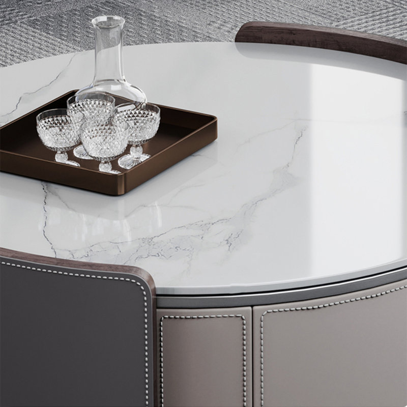 Table basse ronde, H 11,8 po x L 35,4 po x l 35,4 po