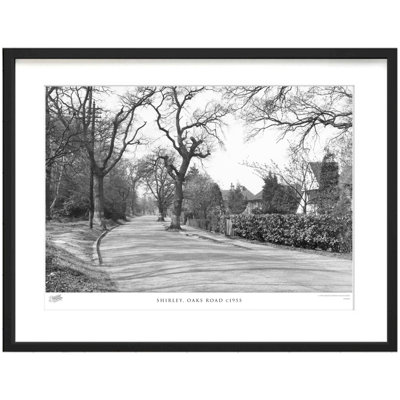Shirley, Oaks Road C1955 by Francis Frith - Single Picture Frame Print