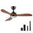 Offie 42" W LED Propeller Ceiling Fan with Remote-1997669444