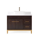 Everly Quinn Andreka 60'' Free Standing Double Bathroom Vanity with ...