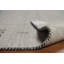 Tapis tribal en laine argenté gris Gabbeh 8 x 10
