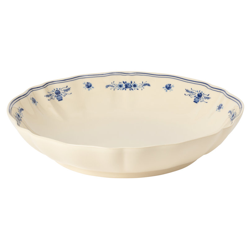 Vila Pasta Server, Beige/Blue