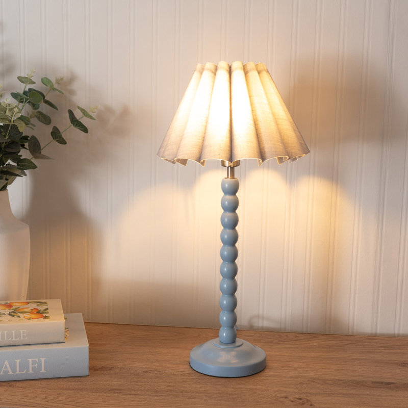 Asayo Table Lamp, Blue, No, Grey