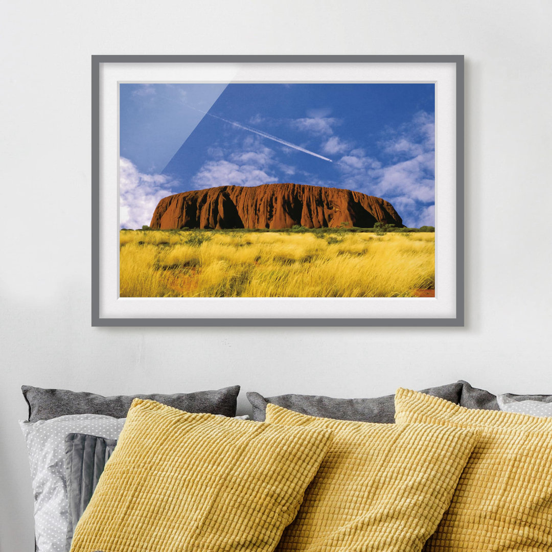 Gerahmtes Poster Uluru