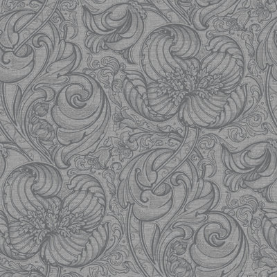 Llewelyn-Bowen - Off The Wall Floral Non-Woven Wallpaper Roll