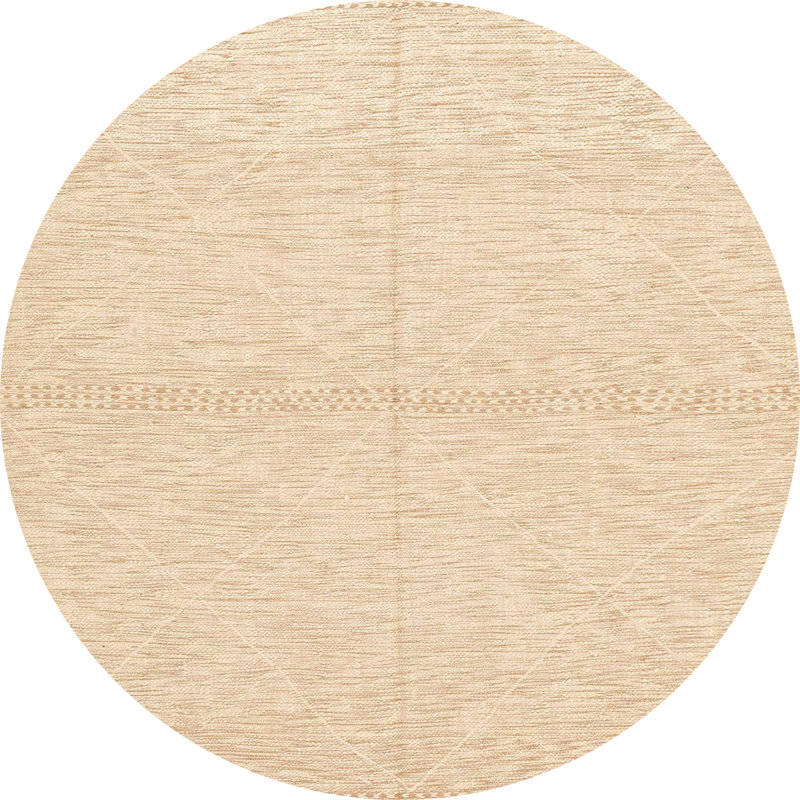 Abstract Indoor Rug, Round 6'